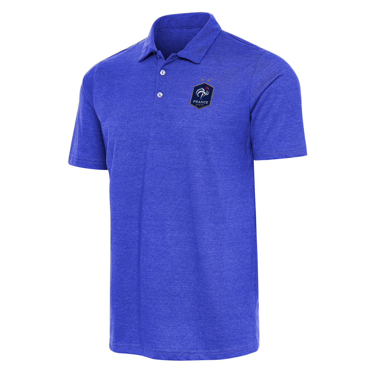 France National Team Antigua Men's Peak Polo - Blue