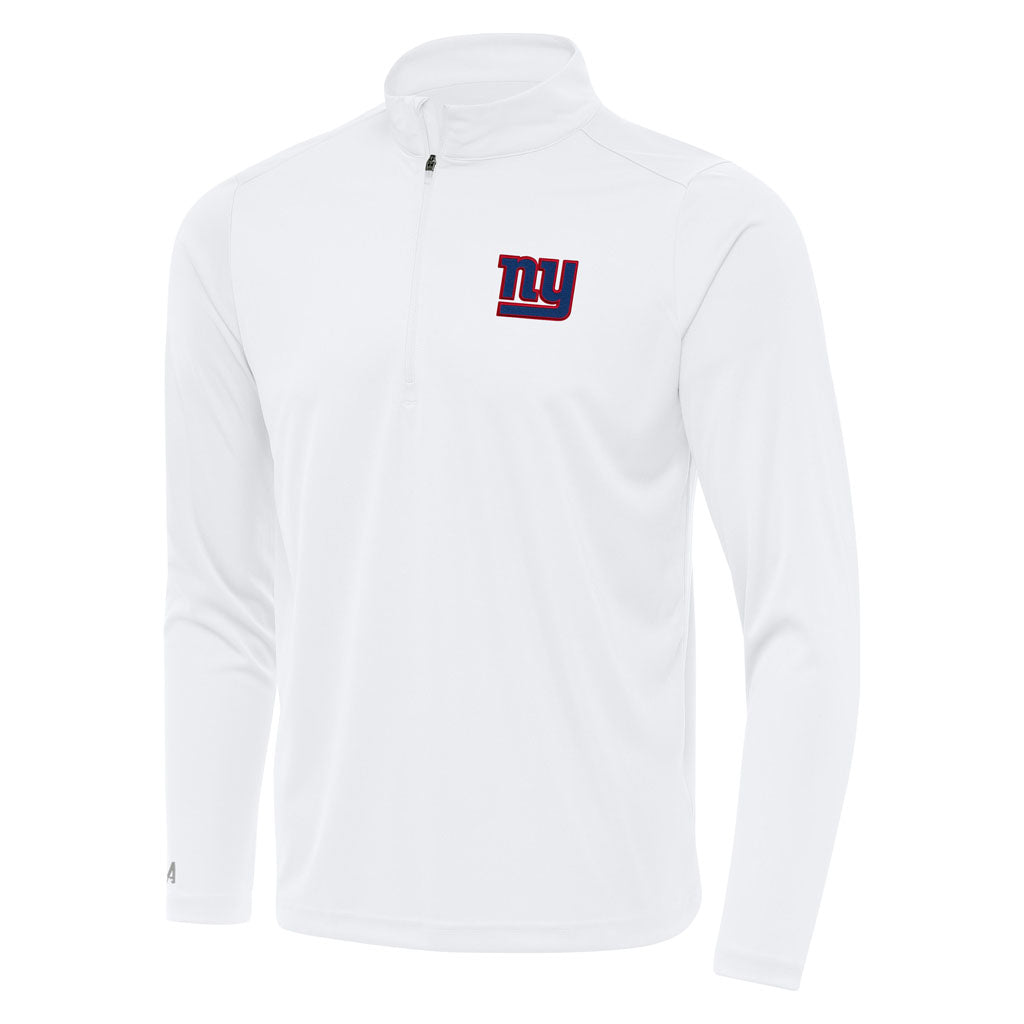 NFL New York Giants Antigua Tribute 1/4 Zip Pullover Jacket - White
