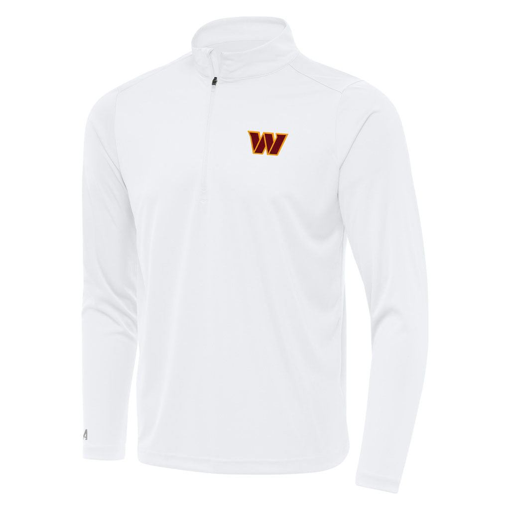 NFL Washington Commanders Antigua Tribute 1/4 Zip Pullover Jacket - White