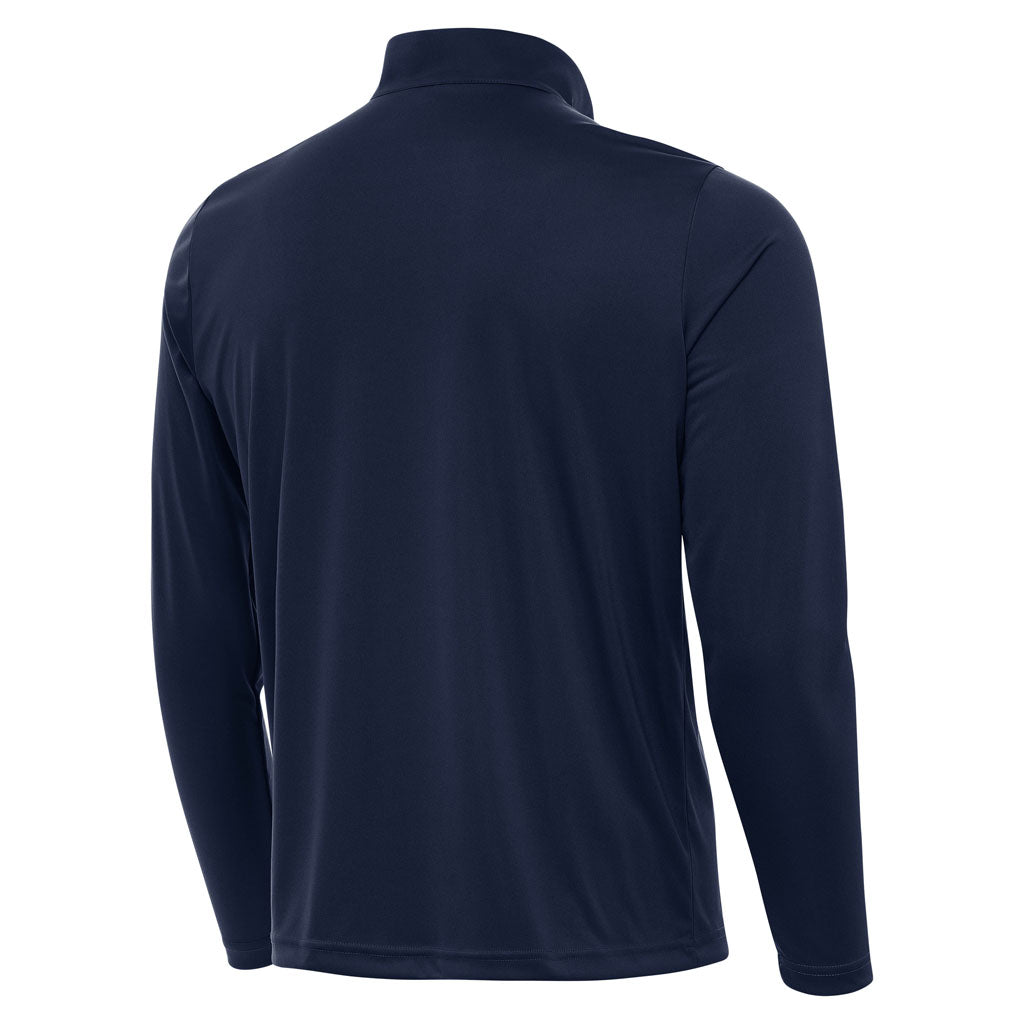NFL New England Patriots Antigua Tribute 1/4 Zip Pullover Jacket - Navy