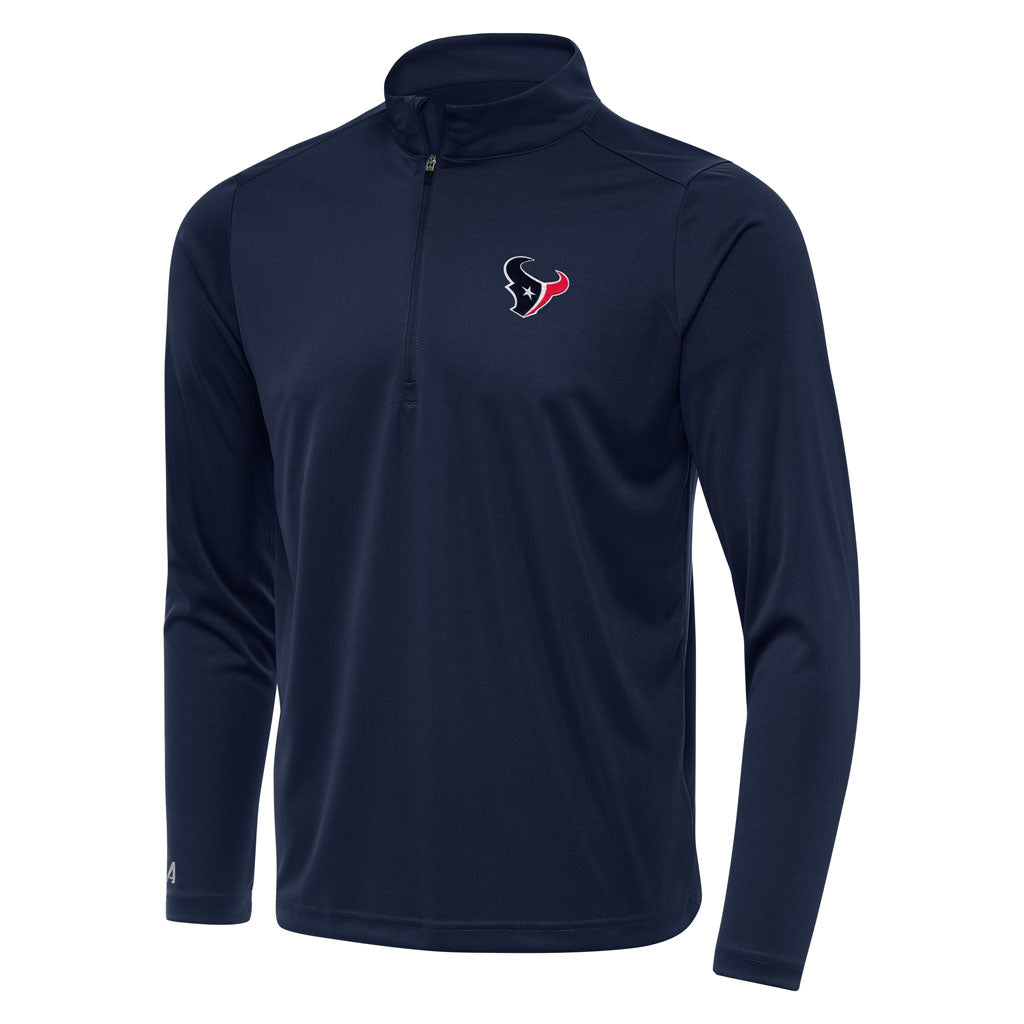 NFL Houston Texans Antigua Tribute 1/4 Zip Pullover Jacket - Navy