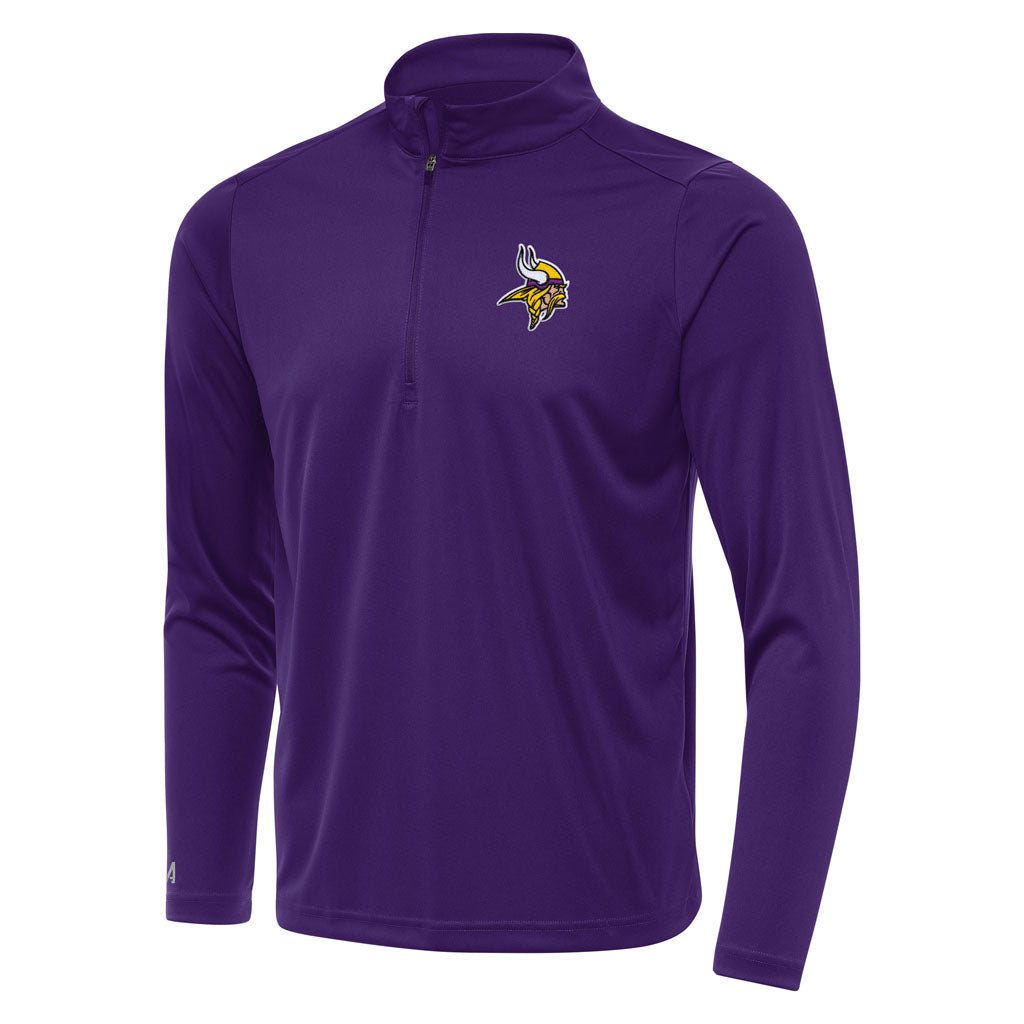 NFL Minnesota Vikings Antigua Tribute 1/4 Zip Pullover Jacket - Purple