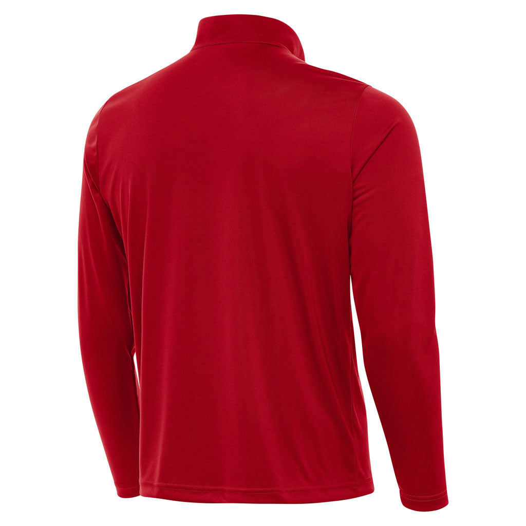 NFL Atlanta Falcons Antigua Tribute 1/4 Zip Pullover Jacket - Red
