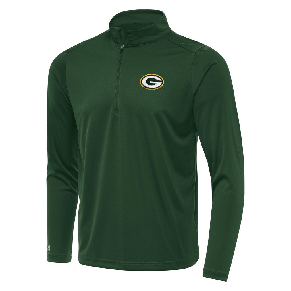NFL Green Bay Packers Antigua Tribute 1/4 Zip Pullover Jacket - Green