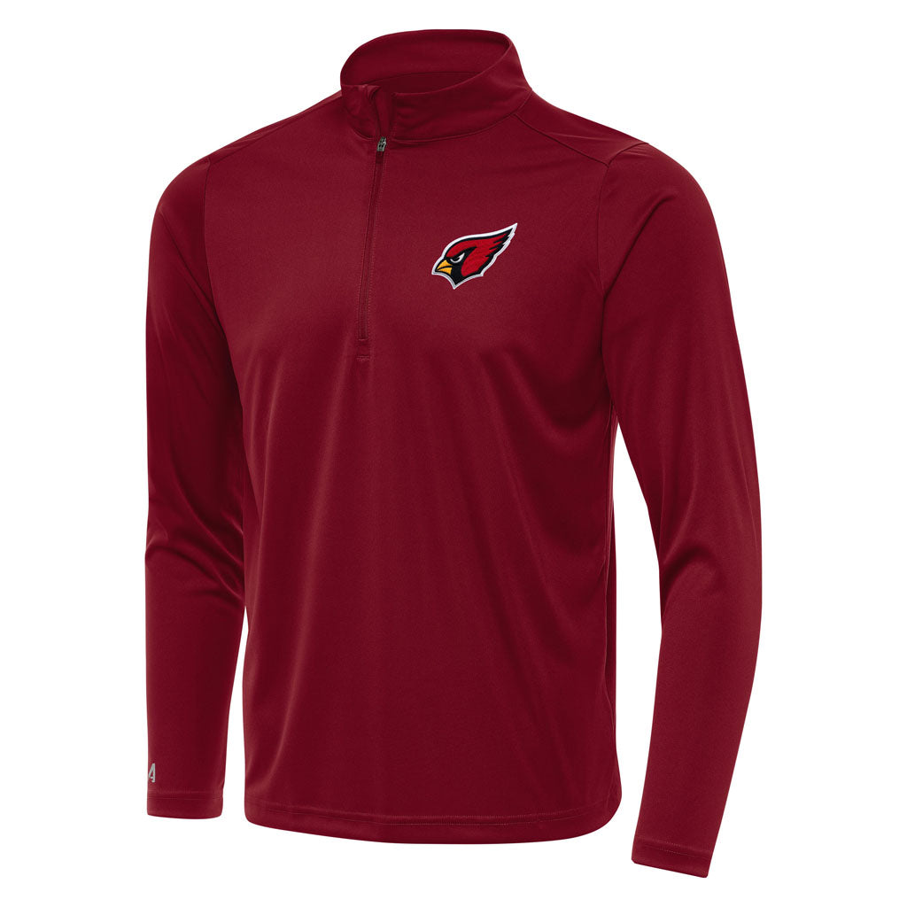 NFL Arizona Cardinals Antigua Tribute 1/4 Zip Pullover Jacket - Red