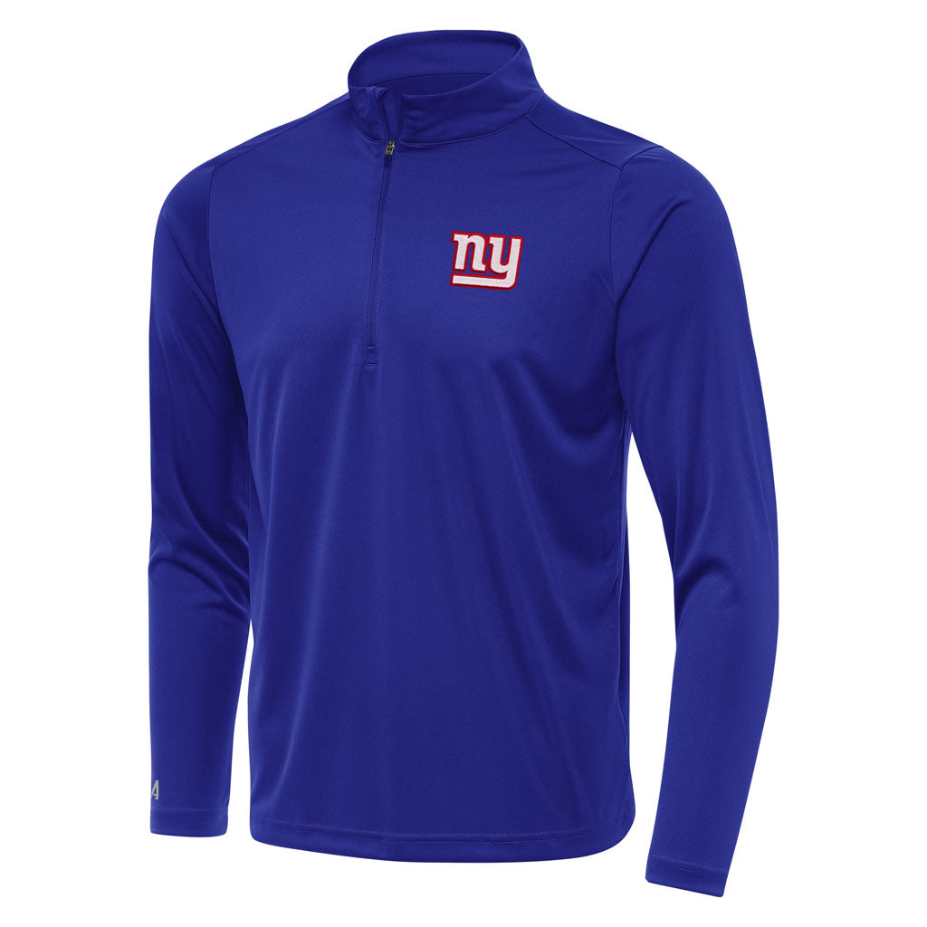 NFL New York Giants Antigua Tribute 1/4 Zip Pullover Jacket - Blue