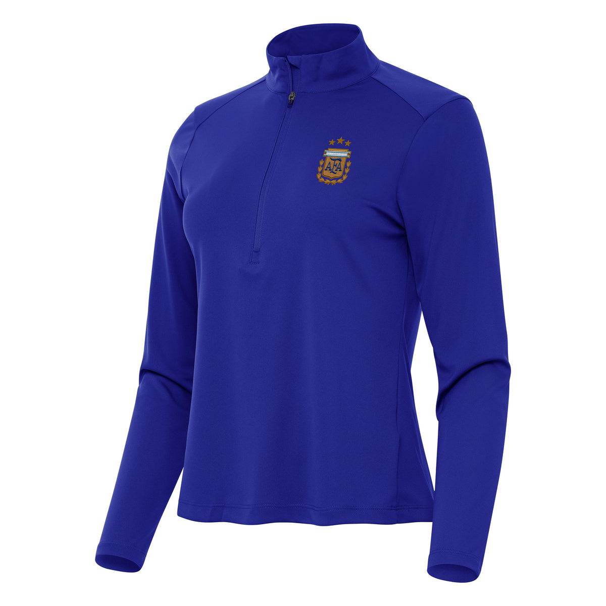 Argentina National Team Antigua Women's Tribute 1/2 Zip Pullover - Blue
