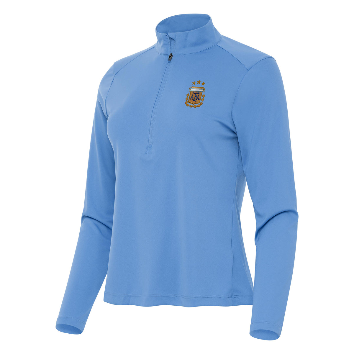 Argentina National Team Antigua Women's Tribute 1/2 Zip Pullover - Blue