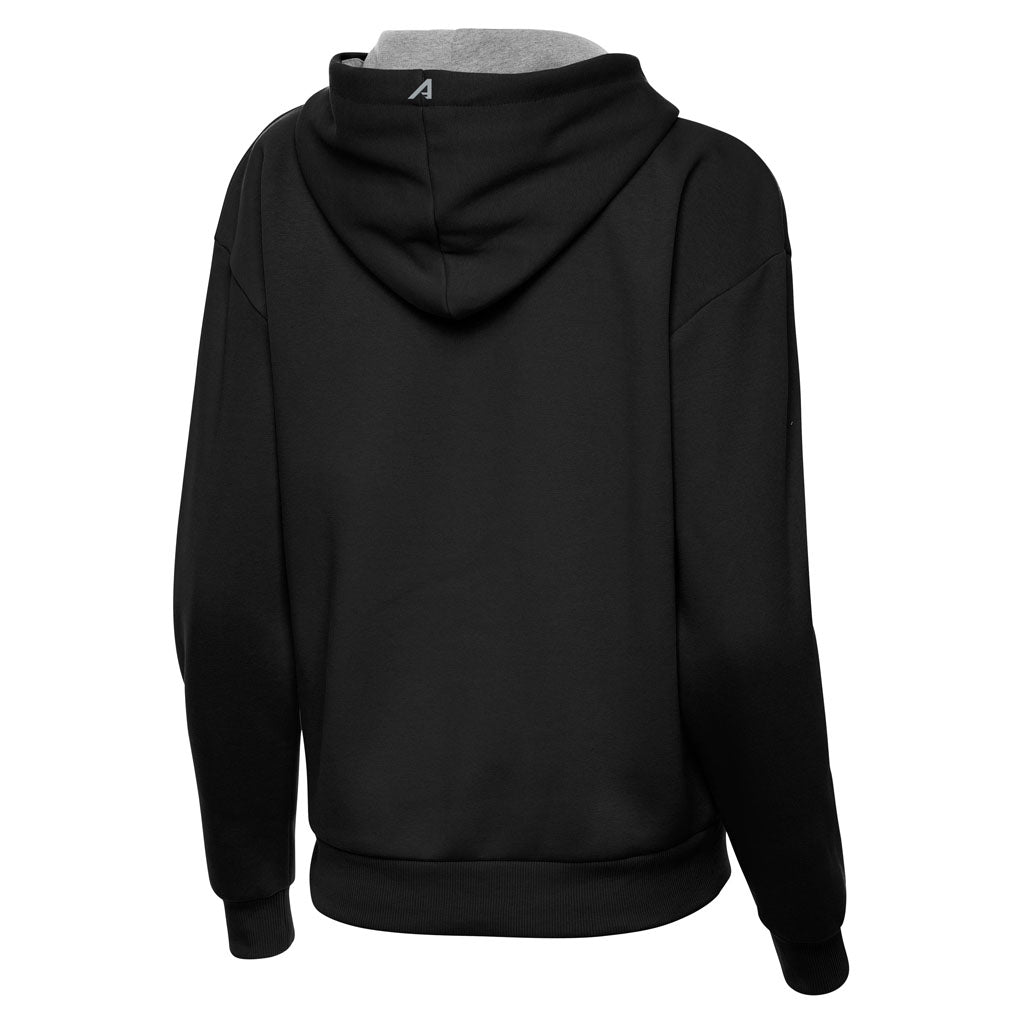 NFL New Orleans Saints Women's Antigua Victory Pullover Hoodie - Black