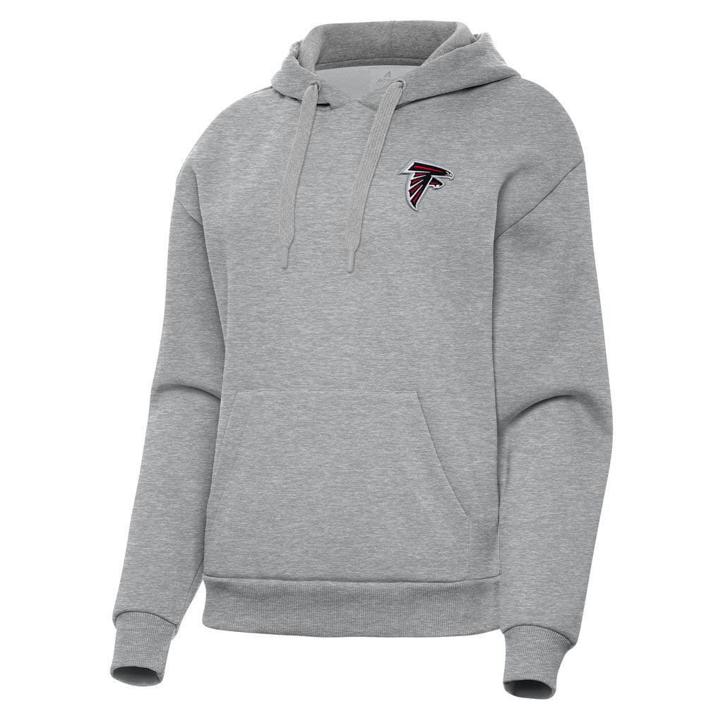 NFL Atlanta Falcons Women's Antigua Victory Pullover Hoodie - Heather gray