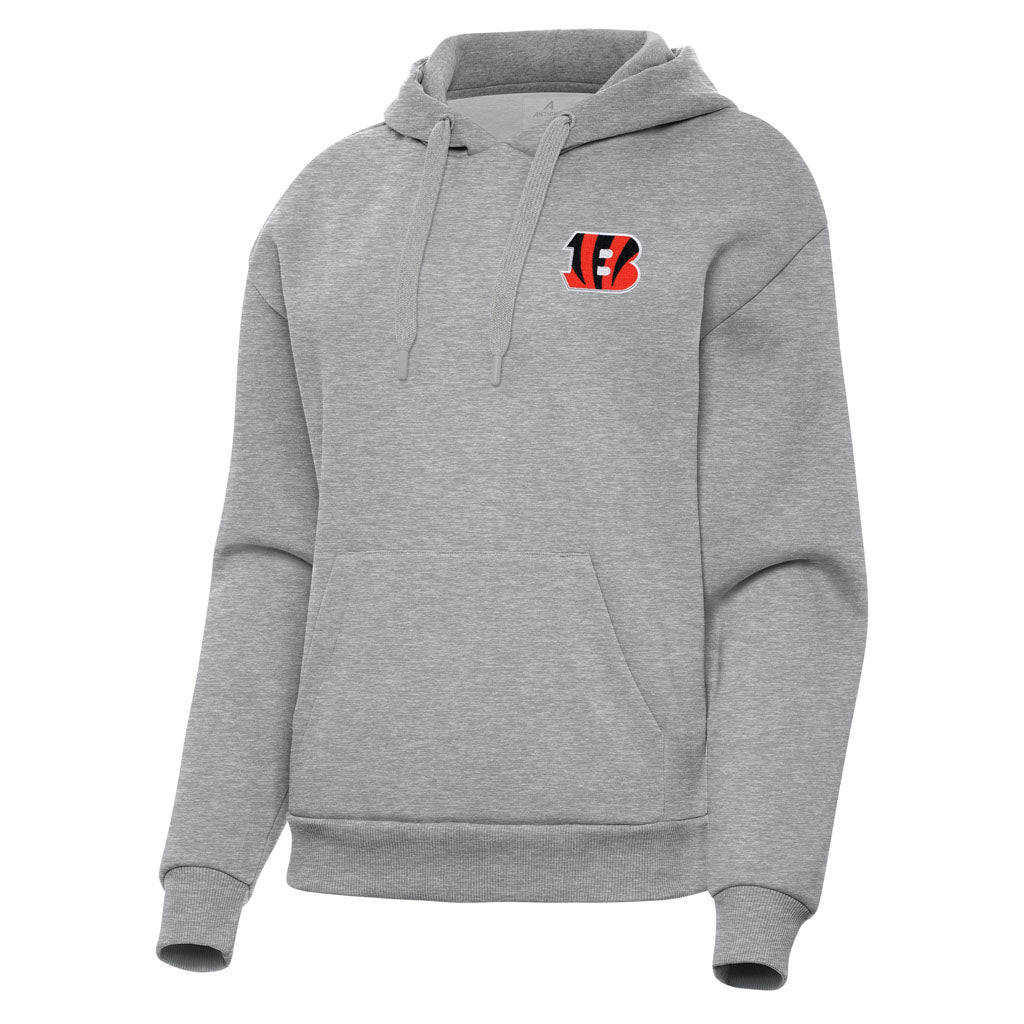 NFL Cincinnati Bengals Women's Antigua Victory Pullover Hoodie - Heather gray