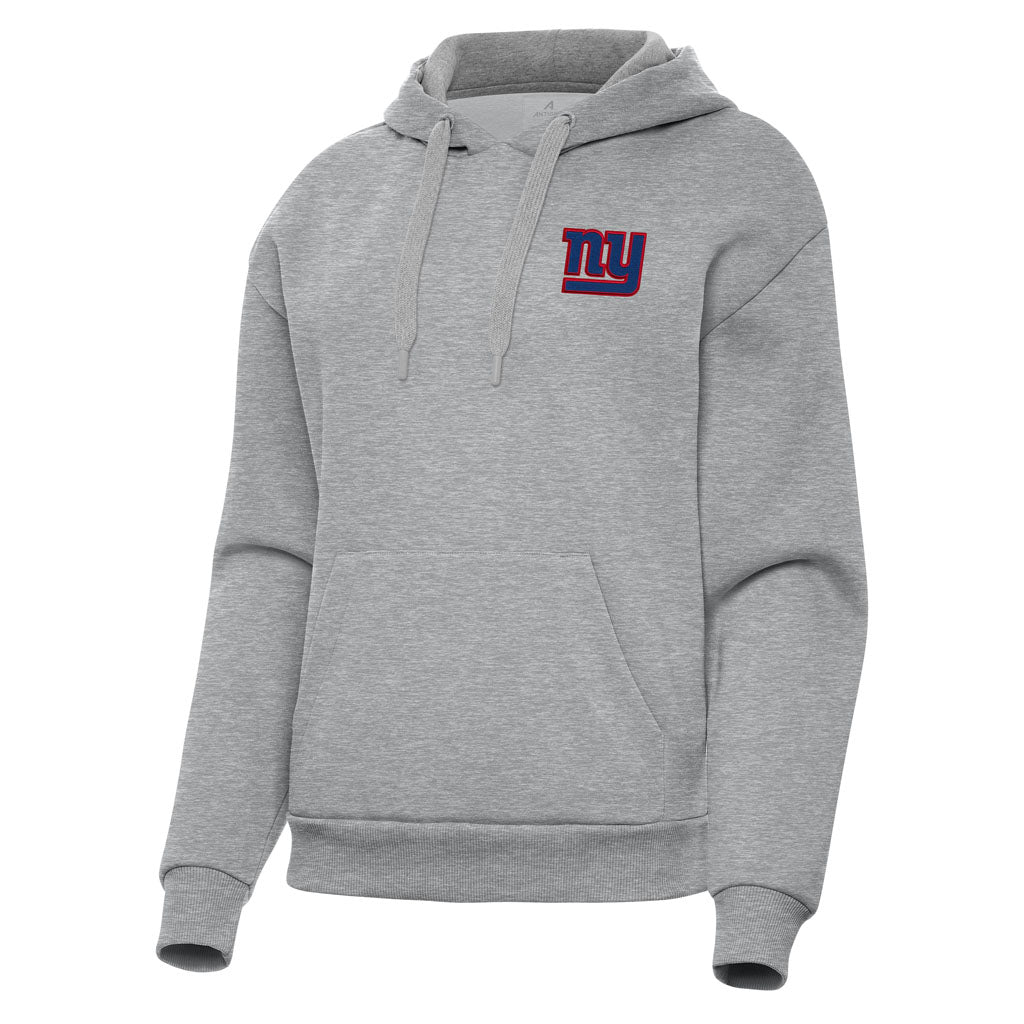 NFL New York Giants Women's Antigua Victory Pullover Hoodie - Heather gray