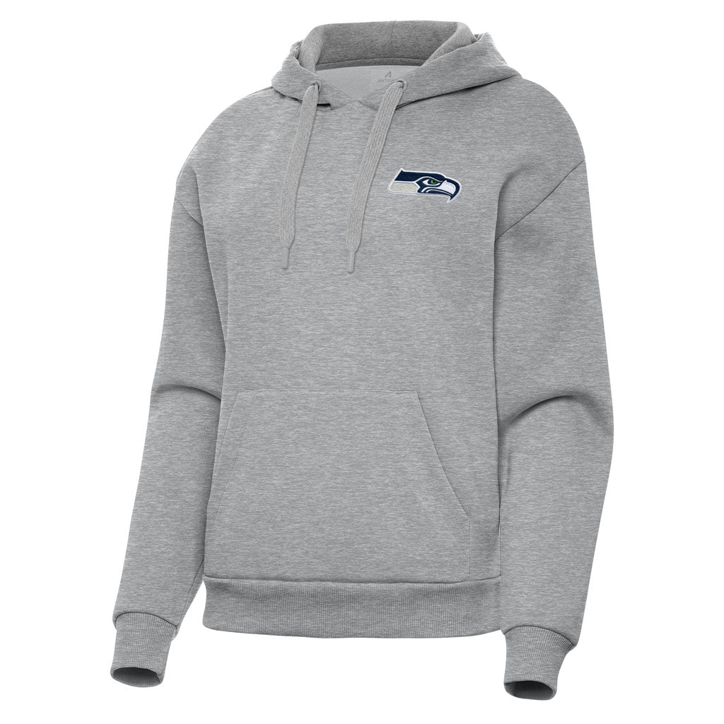 NFL Seattle Seahawks Women's Antigua Victory Pullover Hoodie - Heather gray