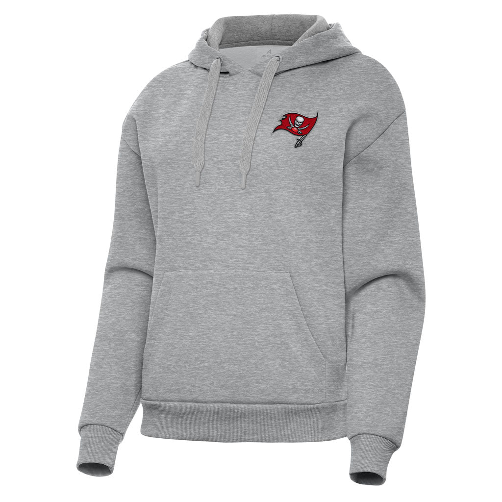 NFL Tampa Bay Buccaneers Women's Antigua Victory Pullover Hoodie - Heather gray