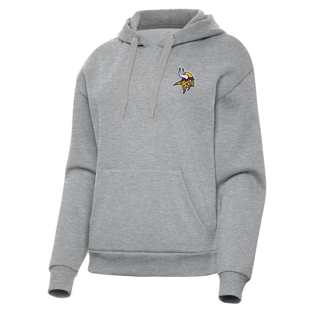 NFL Minnesota Vikings Women's Antigua Victory Pullover Hoodie - Heather gray
