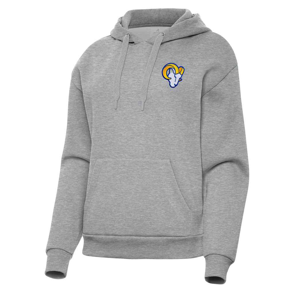 NFL Los Angeles Rams Women's Antigua Victory Pullover Hoodie - Heather gray