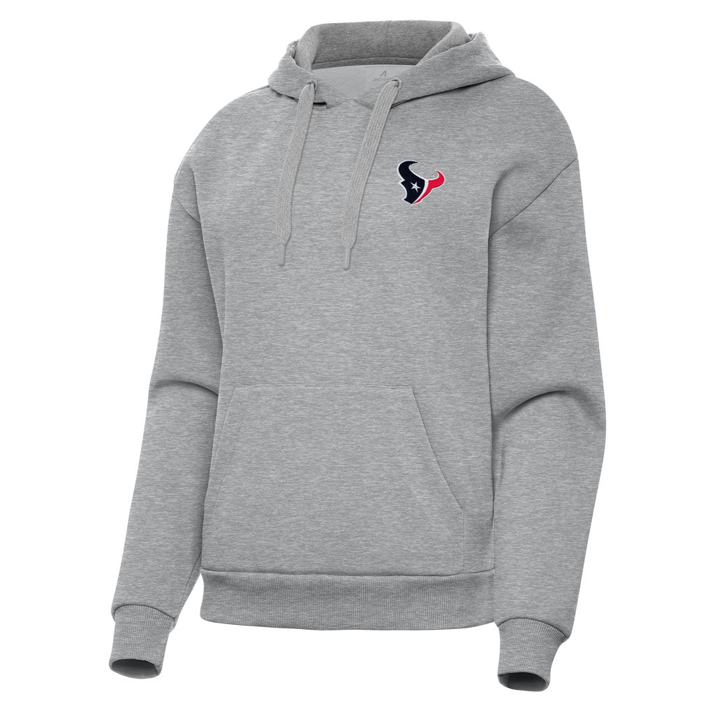 NFL Houston Texans Women's Antigua Victory Pullover Hoodie - Heather gray