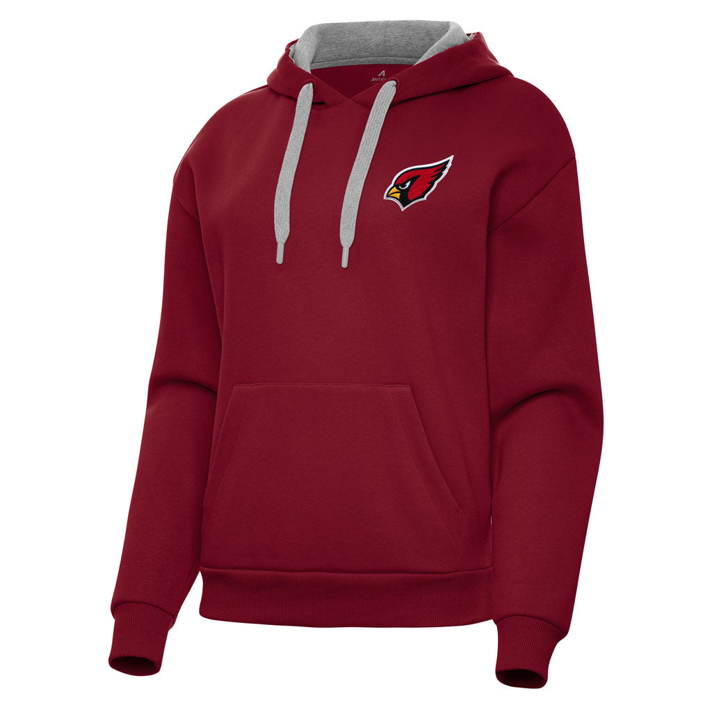 NFL Arizona Cardinals Women's Antigua Victory Pullover Hoodie - Red