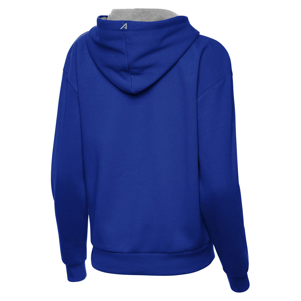 NFL Los Angeles Rams Women's Antigua Victory Pullover Hoodie - Blue
