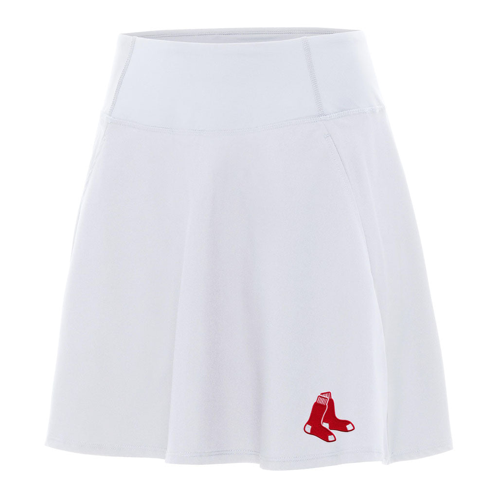 MLB Boston Red Sox Women's Antigua Chip Skort - White