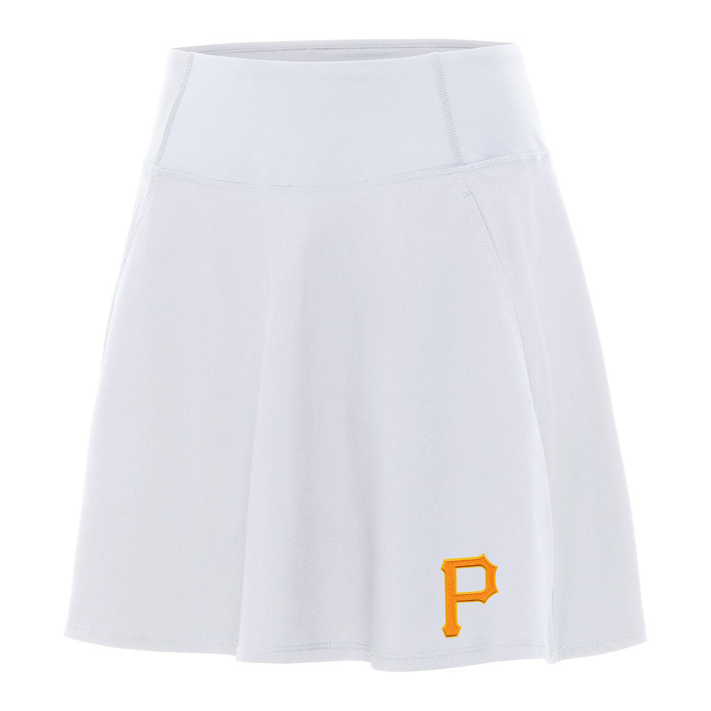MLB Pittsburgh Pirates Women's Antigua Chip Skort - White