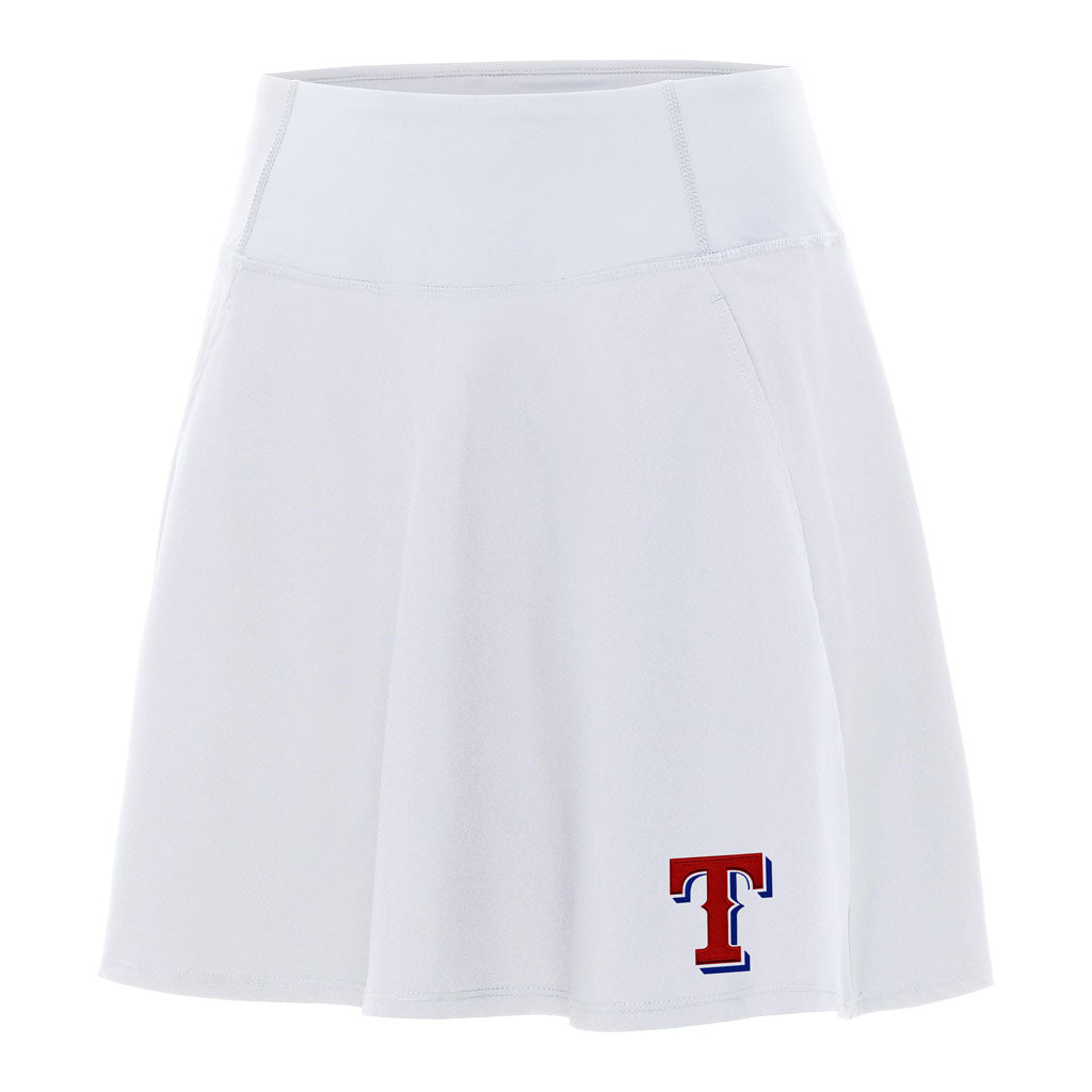 MLB Texas Rangers Women's Antigua Chip Skort - White