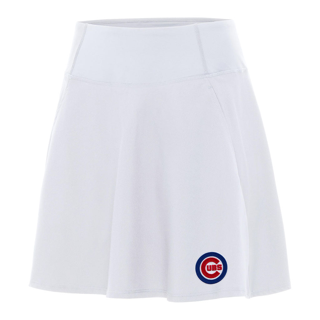 MLB Chicago Cubs Women's Antigua Chip Skort - White
