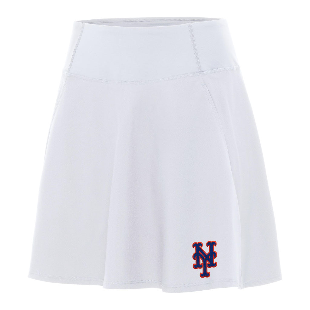MLB New York Mets Women's Antigua Chip Skort - White