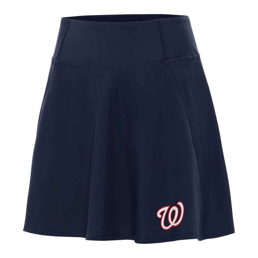 MLB Washington Nationals Women's Antigua Chip Skort - Navy
