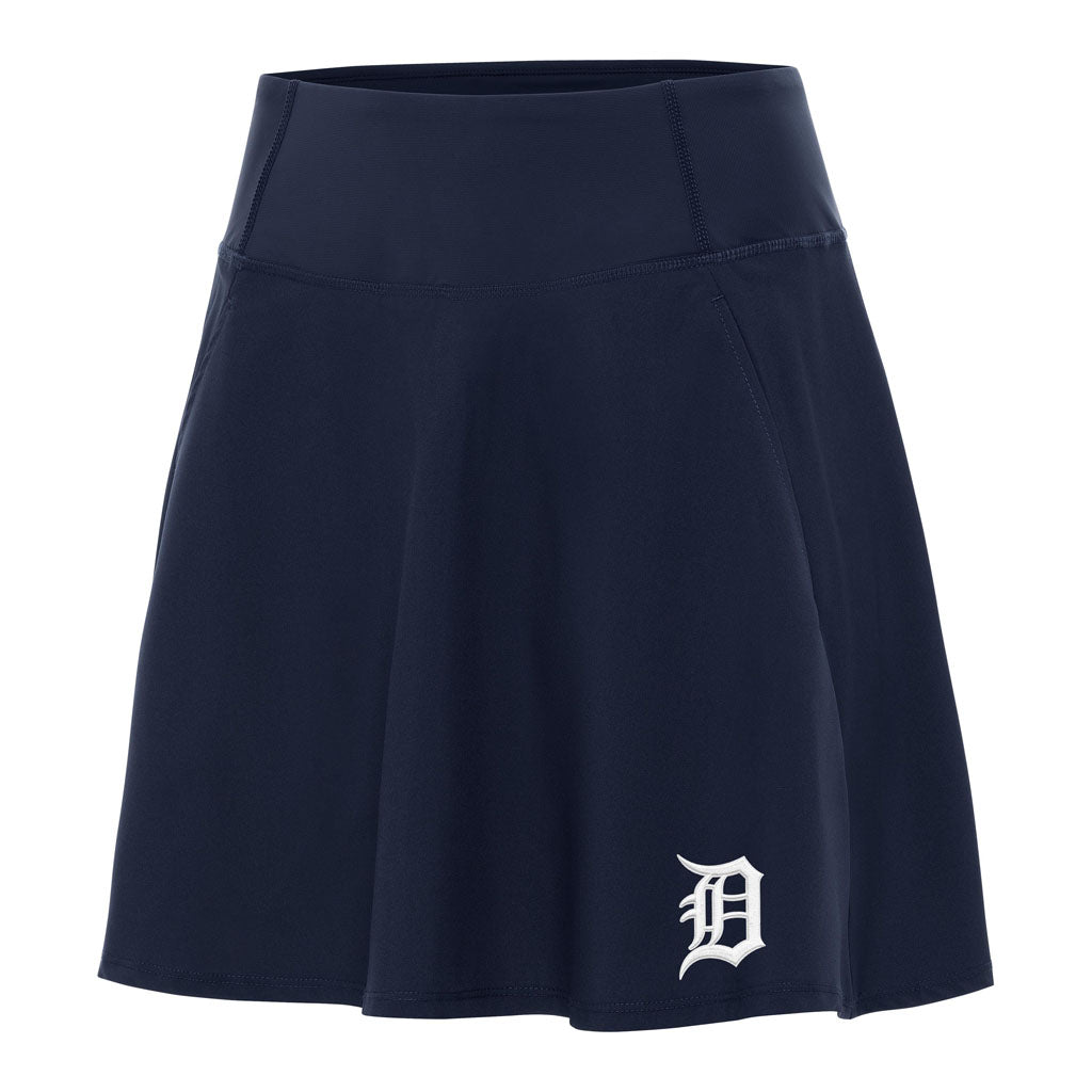MLB Detroit Tigers Women's Antigua Chip Skort - Navy
