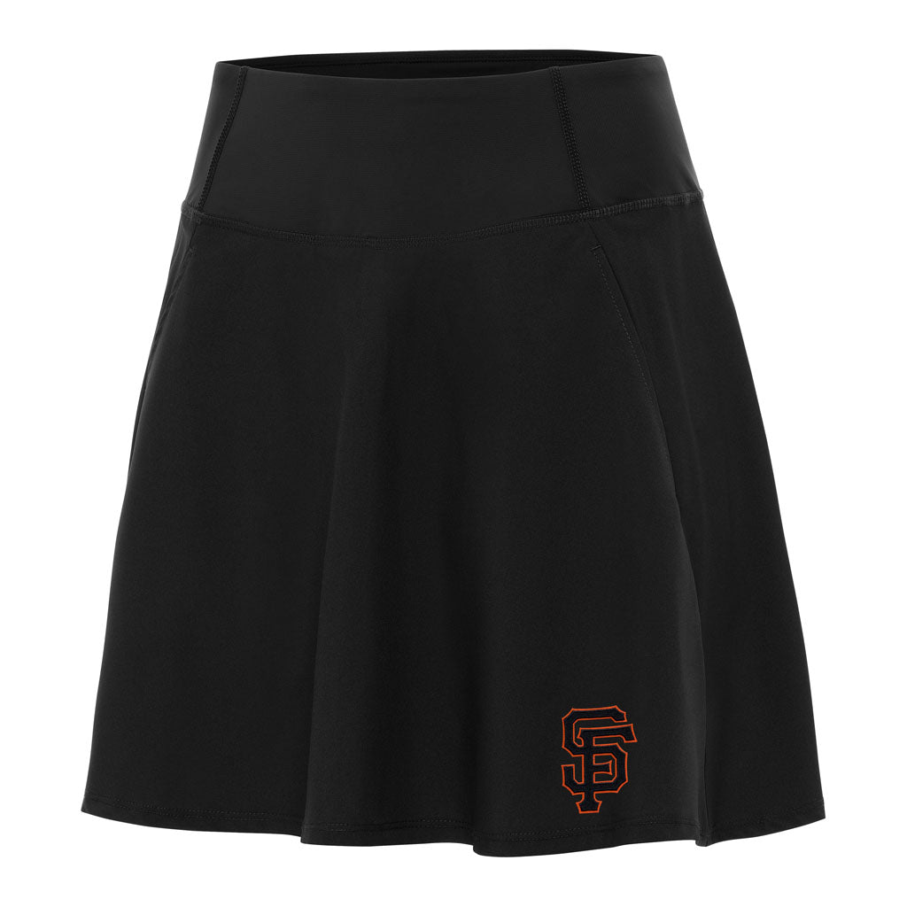 MLB San Francisco Giants Women's Antigua Chip Skort - Black