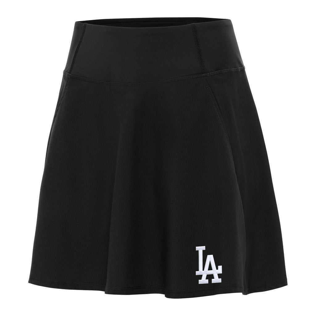 MLB Los Angeles Dodgers Women's Antigua Chip Skort - Black