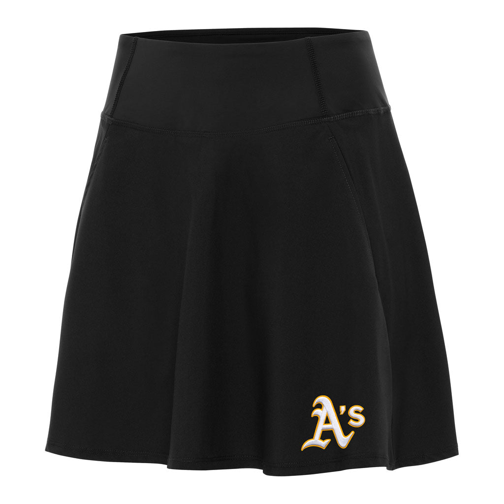 MLB Athletics Women's Antigua Chip Skort - Black