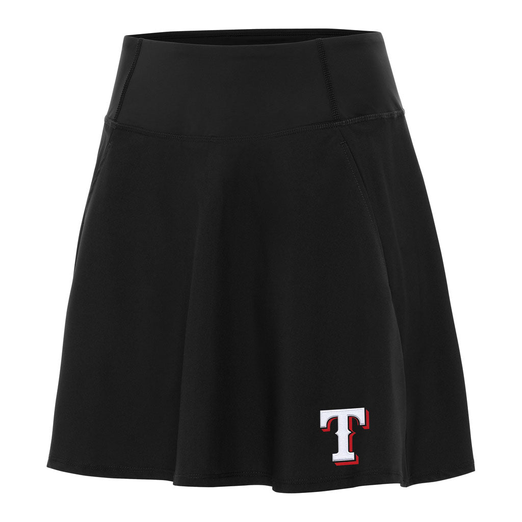 MLB Texas Rangers Women's Antigua Chip Skort - Black