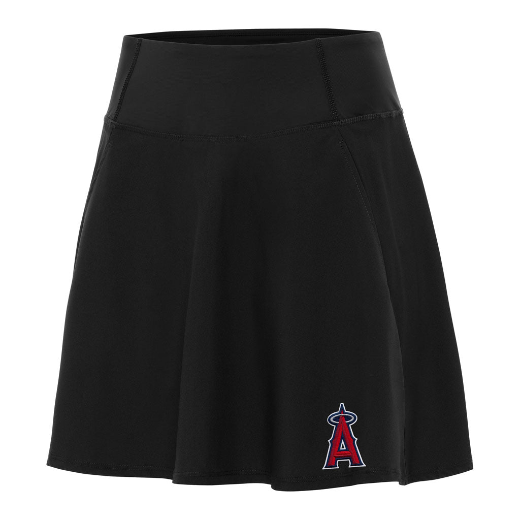 MLB Los Angeles Angels Women's Antigua Chip Skort - Black