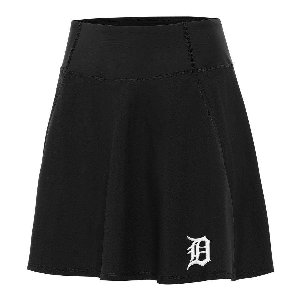 MLB Detroit Tigers Women's Antigua Chip Skort - Black