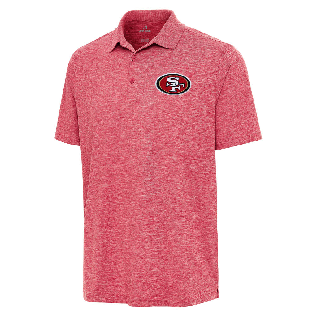 NFL San Francisco 49ers Antigua Par 3 Polo - Red