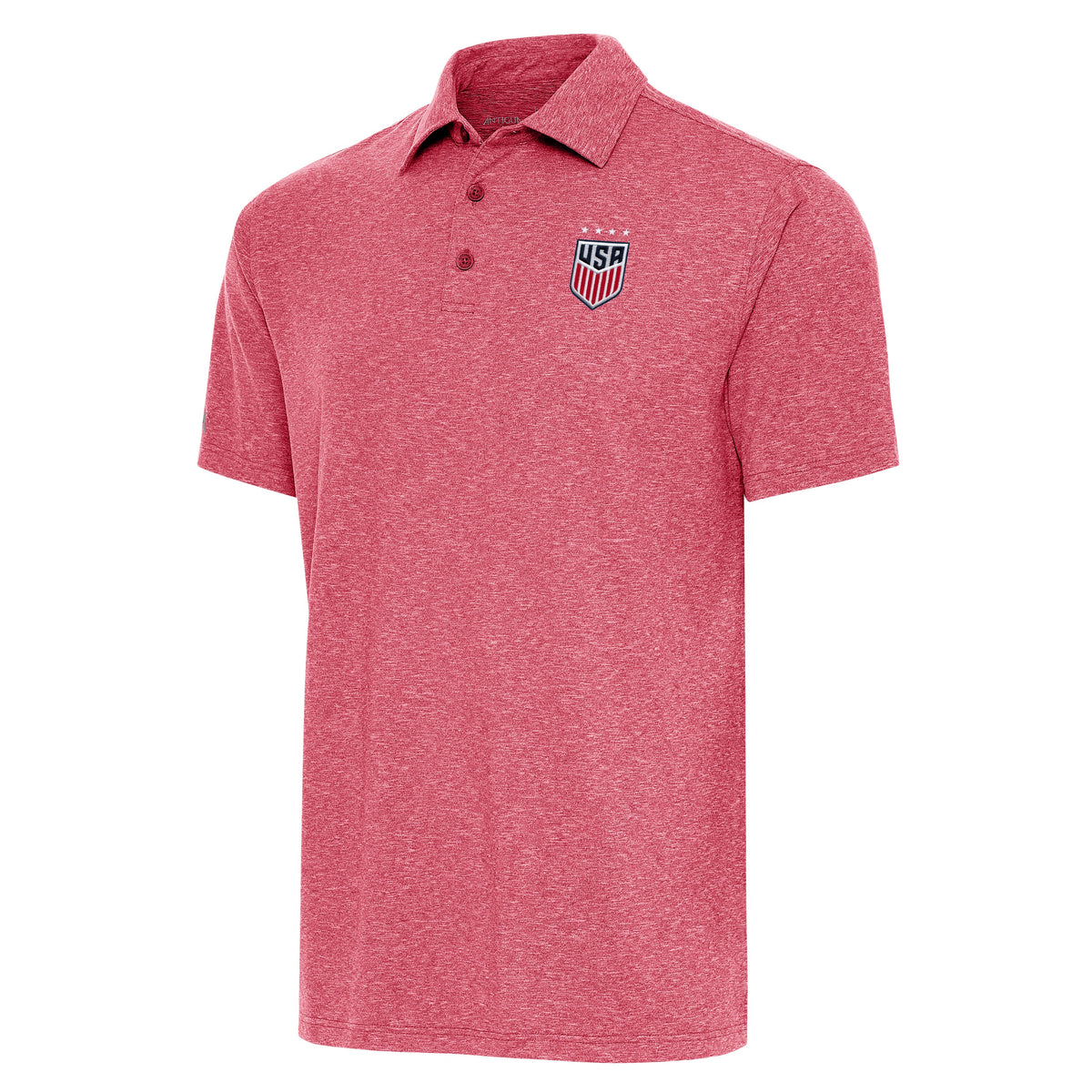 USWNT National Team Antigua Men's Par 3 Polo - Red