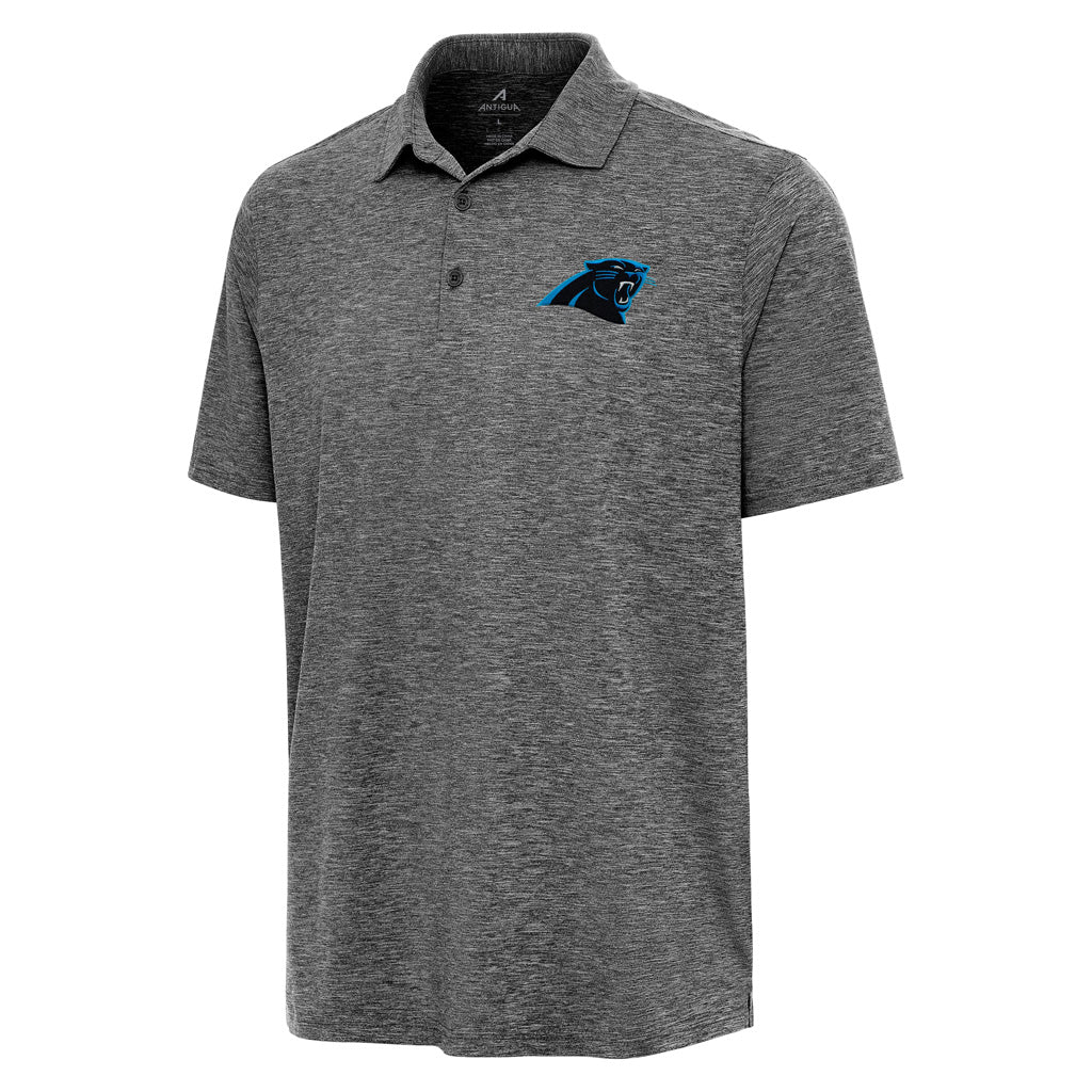 NFL Carolina Panthers Antigua Par 3 Polo - Heather black