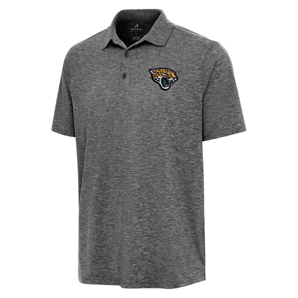 NFL Jacksonville Jaguars Antigua Par 3 Polo - Heather black