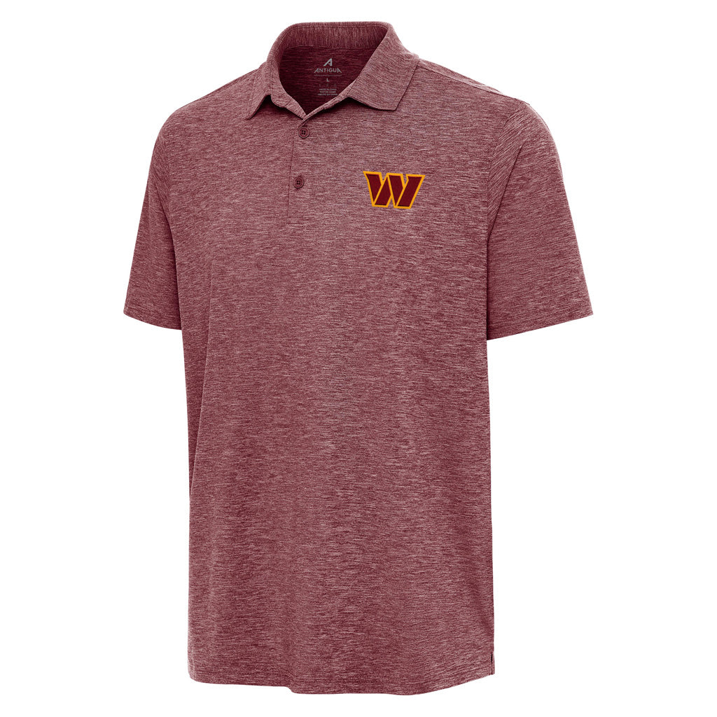 NFL Washington Commanders Antigua Par 3 Polo - Maroon
