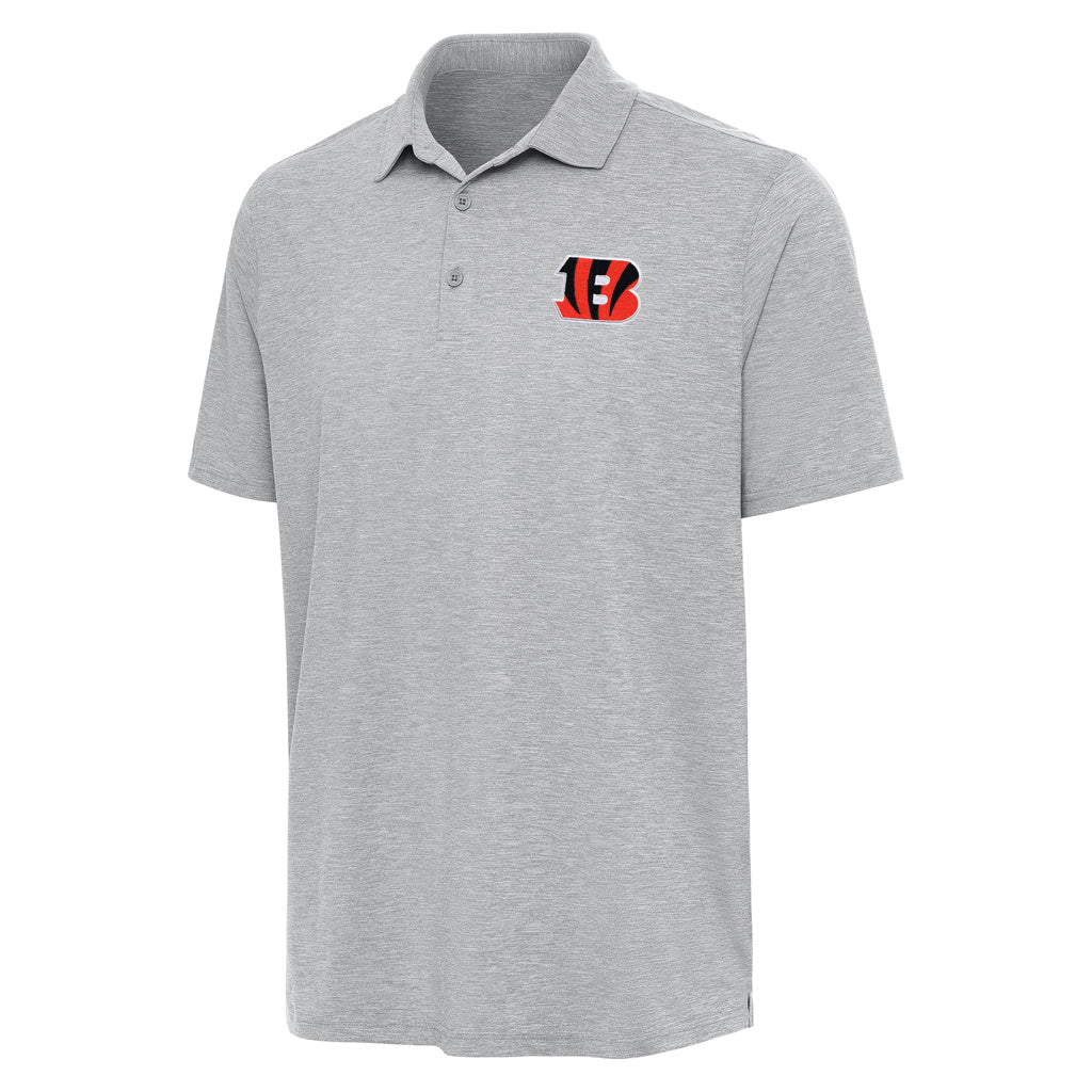 NFL Cincinnati Bengals Antigua Par 3 Polo - Gray