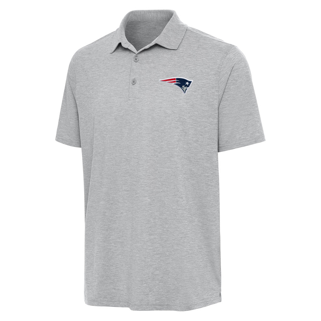 NFL New England Patriots Antigua Par 3 Polo - Gray