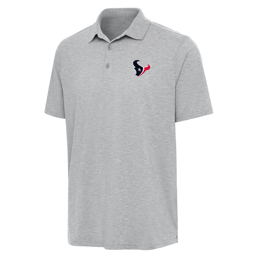 NFL Houston Texans Antigua Par 3 Polo - Gray