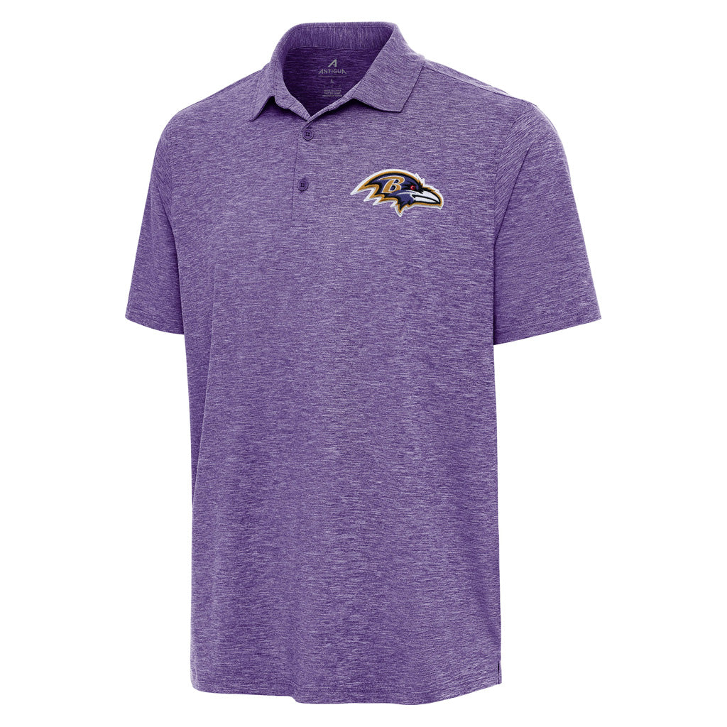 NFL Baltimore Ravens Antigua Par 3 Polo - Purple