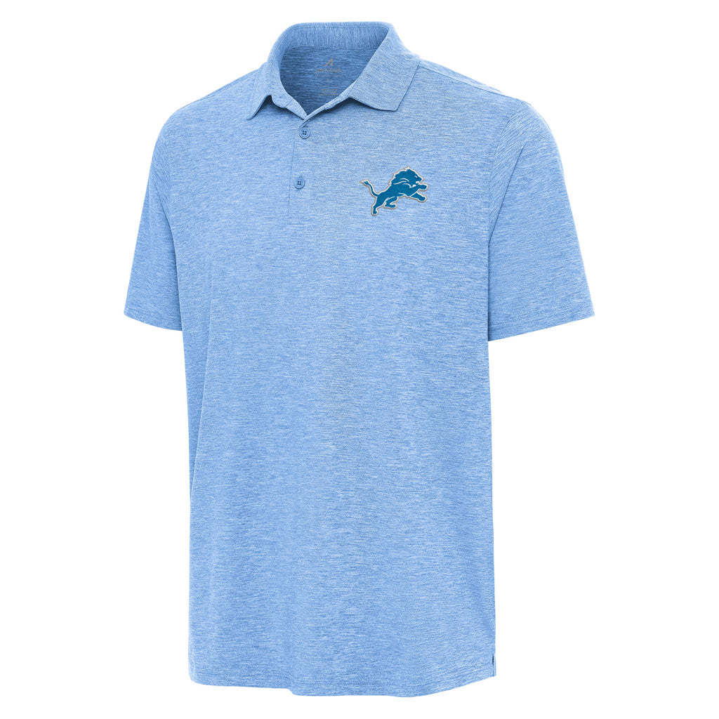NFL Detroit Lions Antigua Par 3 Polo - Blue