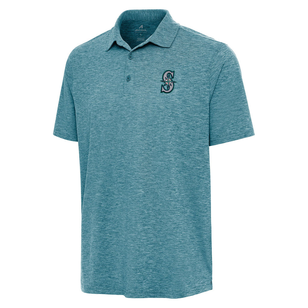 MLB Seattle Mariners Antigua Par 3 Polo - Teal