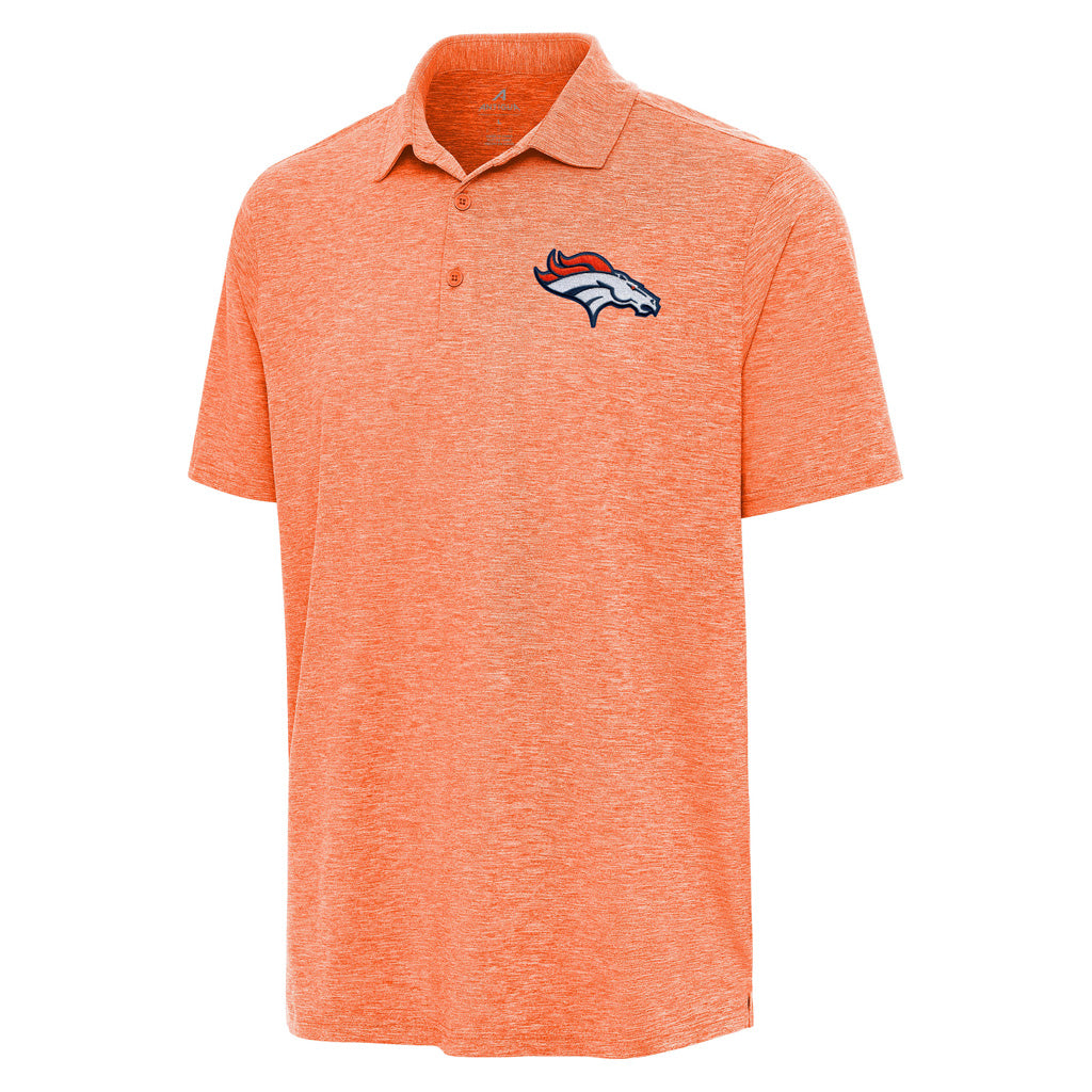 NFL Denver Broncos Antigua Par 3 Polo - Orange