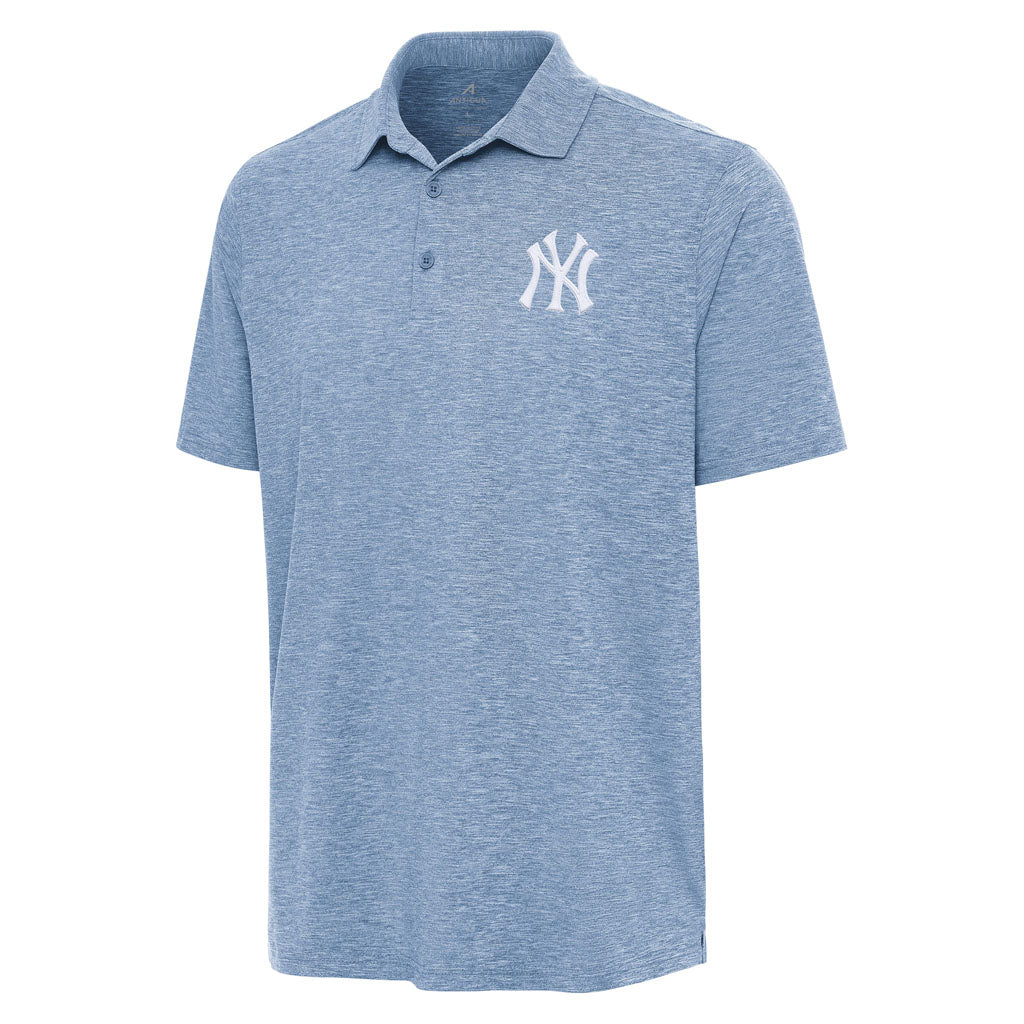 MLB New York Yankees Antigua Par 3 Polo - Blue
