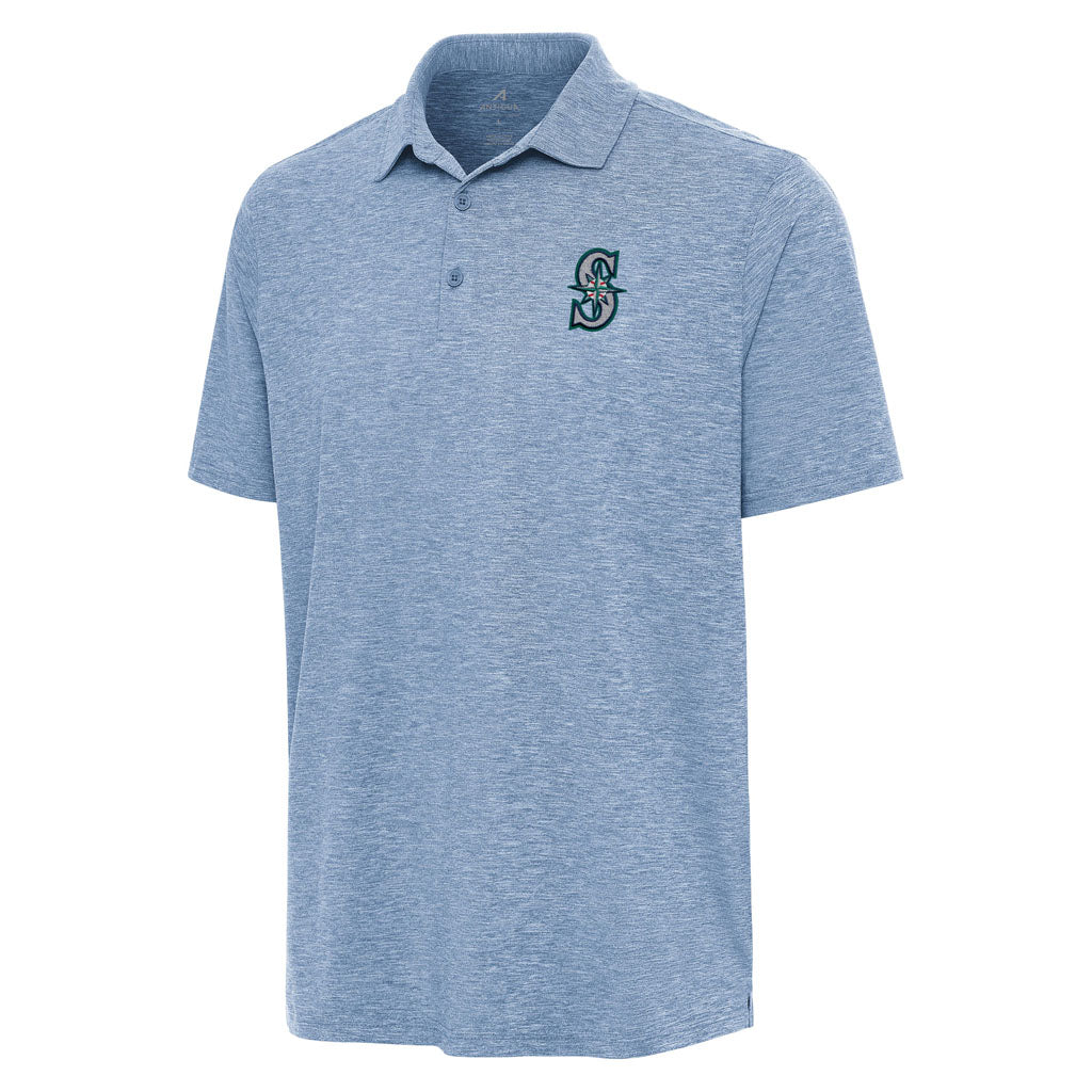 MLB Seattle Mariners Antigua Par 3 Polo - Blue